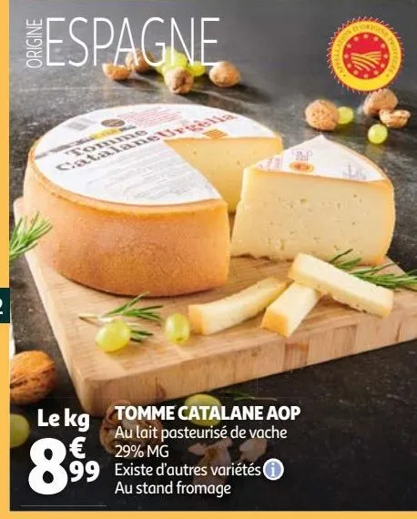 tomme catalane aop