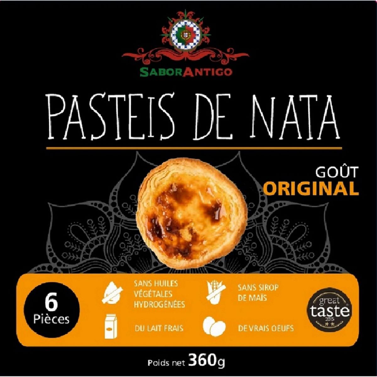 PASTEIS DE NATA ORIGINAL SABOR ANTIGO