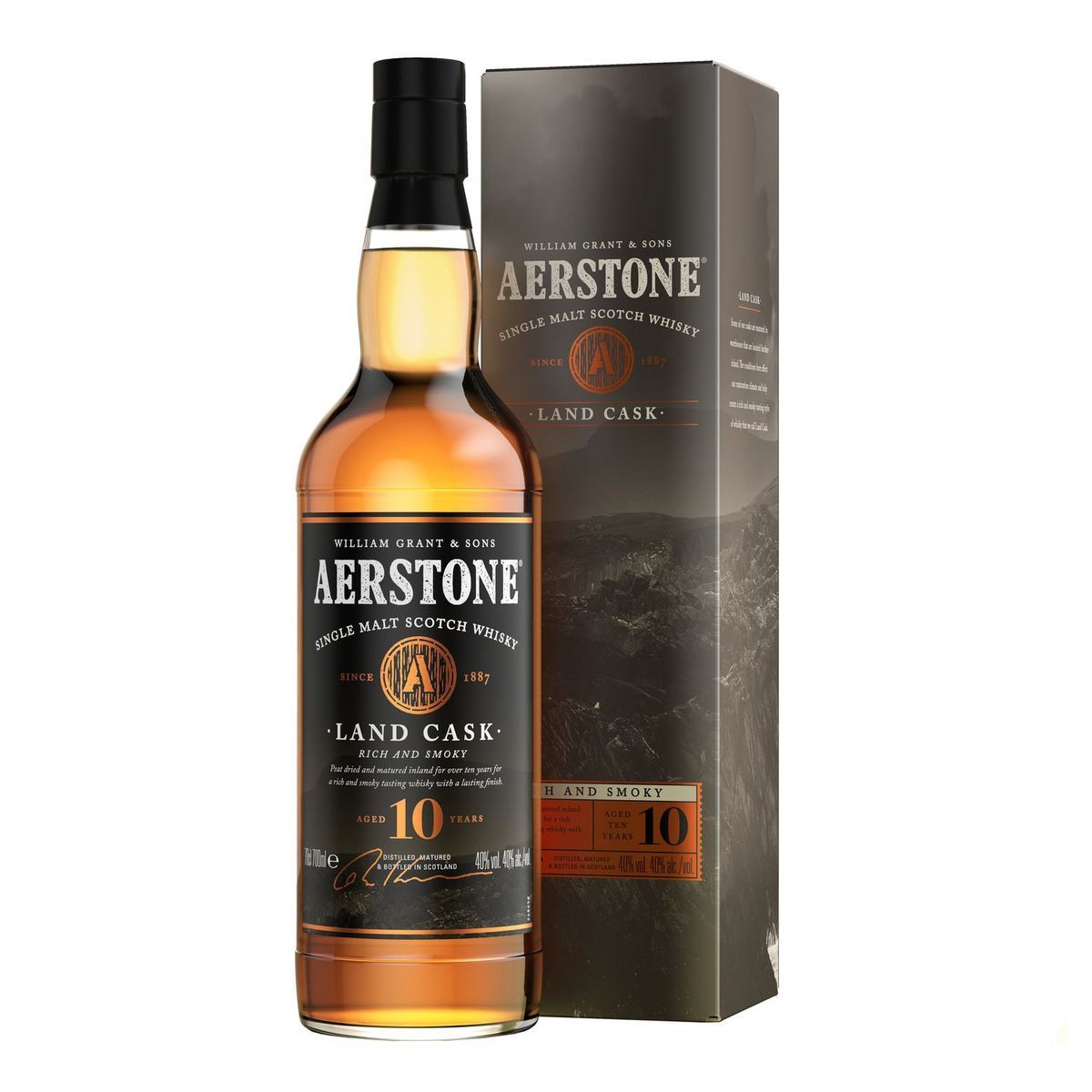 WHISKY AERSTONE 10 ANS