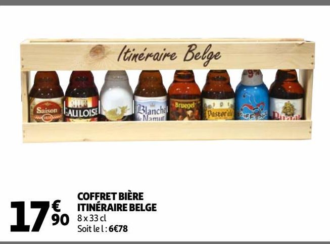 COFFRET BIÈRE ITINÉRAIRE BELGE