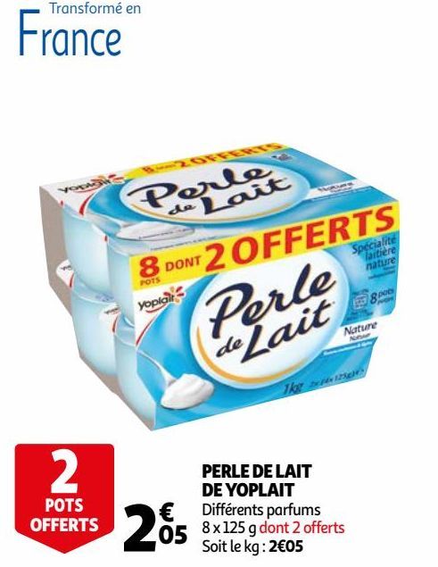 PERLE DE LAIT DE YOPLAIT