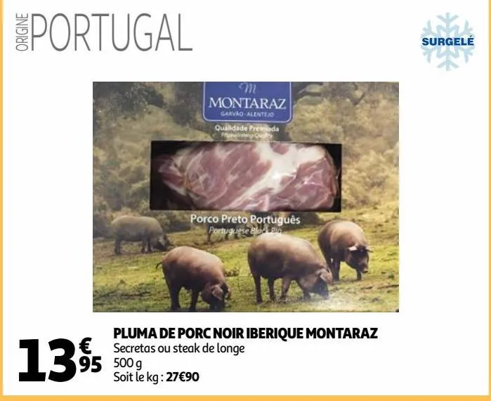 pluma de porc noir iberique montaraz