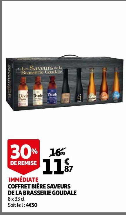 COFFRET BIÈRE SAVEURS DE LA BRASSERIE GOUDALE