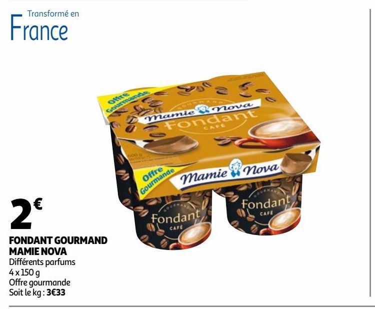 FONDANT GOURMAND MAMIE NOVA