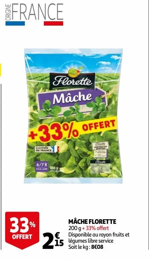 mâche florette