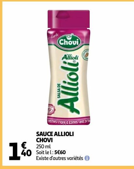 SAUCE ALLIOLI CHOVI