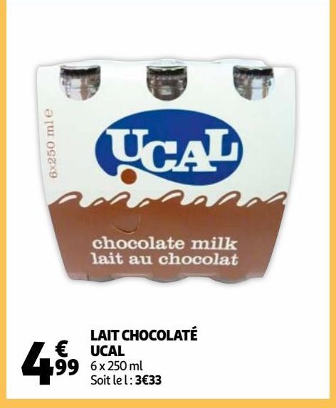 LAIT CHOCOLATÉ UCAL