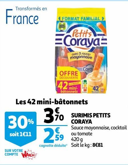 SURIMIS PETITS CORAYA