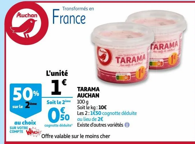 tarama auchan