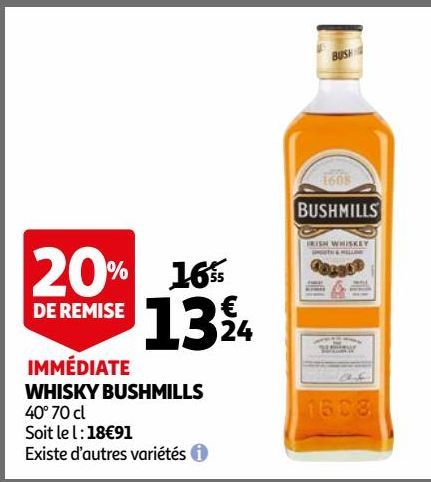 WHISKY BUSHMILLS