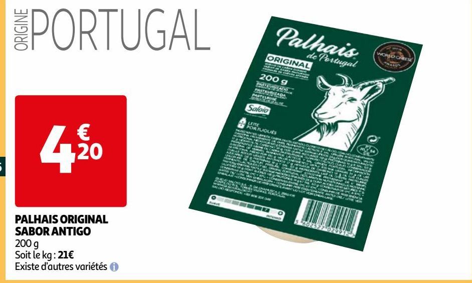 PALHAIS ORIGINAL SABOR ANTIGO