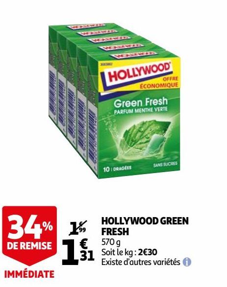 HOLLYWOOD GREEN FRESH