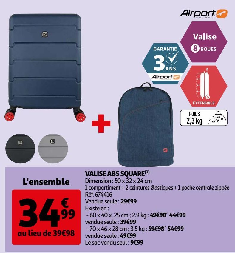 VALISE ABS SQUARE