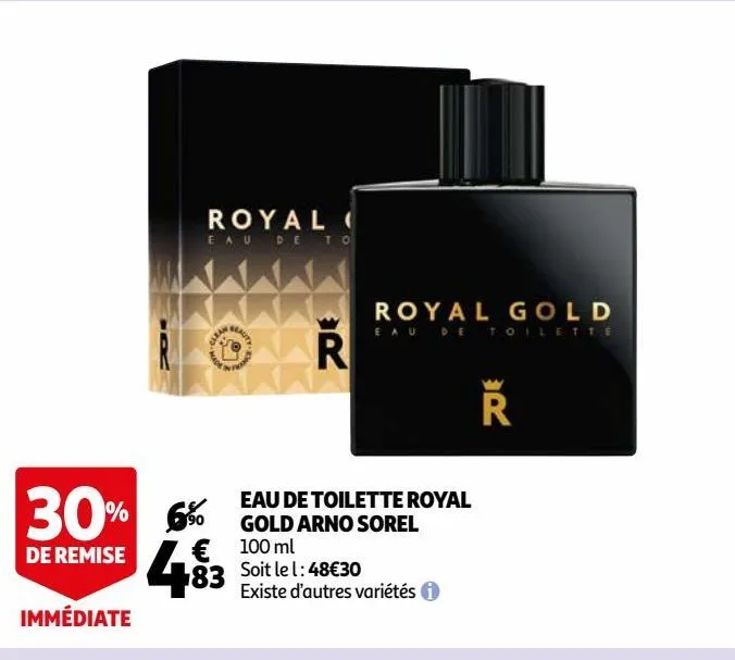 eau de toilette royal gold arno sorel