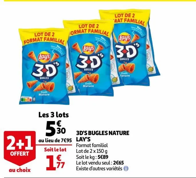 3d's bugles nature lay's