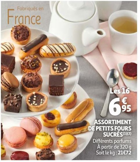 ASSORTIMENT DE PETITS FOURS SUCRÉS