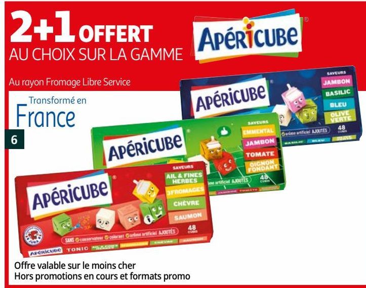 2+1 OFFERT AU CHOIX SUR LA GAMME