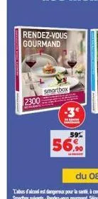 rendez-vous gourmand  smartbox  2300