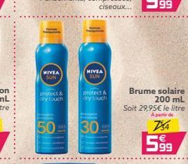 NIVEA SUN  protect & dry touch