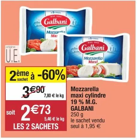 mozzarella galbani