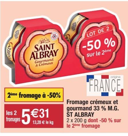 fromage Saint Albray