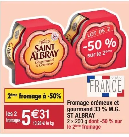 fromage saint albray