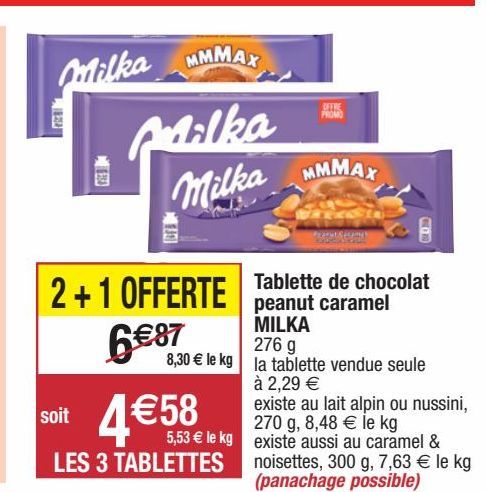 chocolats Milka