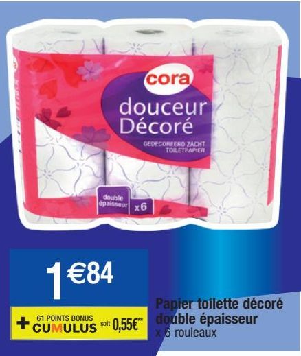 papier toilette Cora