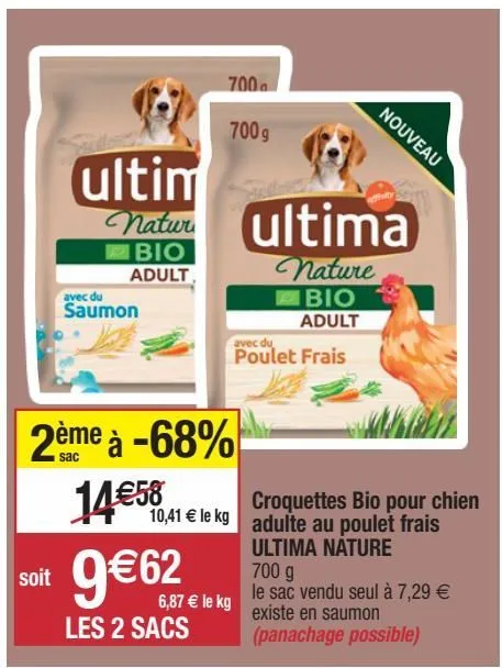 croquettes pour chien ultima