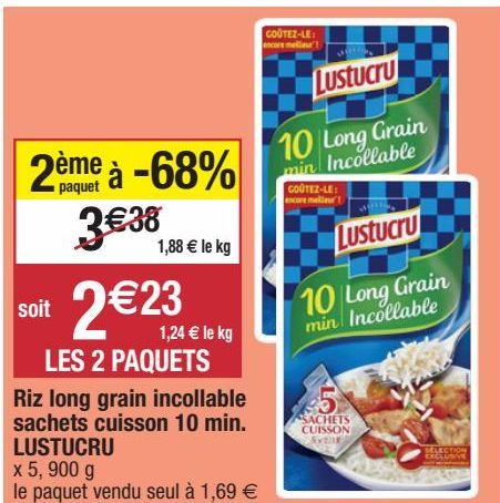 riz long grain Lustucru