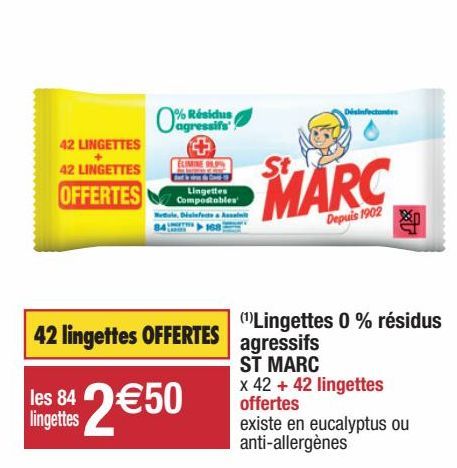 lingettes St marc