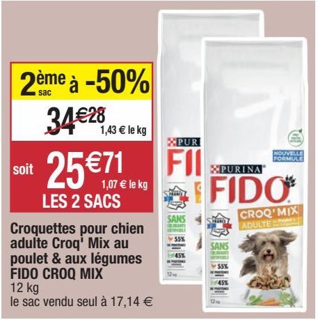 croquettes pour chien Purina