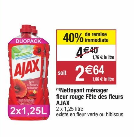 nettoyants Ajax