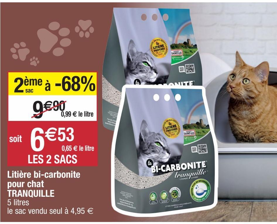 litière pour chats