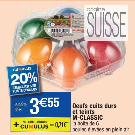 oeufs et produits laitiers