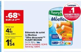 Luminare  VIGNETTE(S)  SUPPLEMENTAIRES)  Fleury M  Moelle  OMEGA  34  OFFRE DECOUVERTE