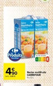 B Produits  Carrefour  4.90  LeL: 082  E