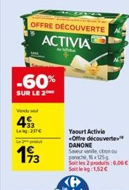 yaourt Activia