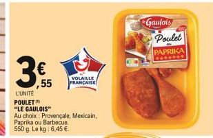 Gaulois Poulet  PAPRIKA