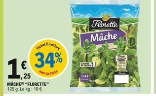 Florette Mâche  CULTIV  3/4X