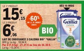 Gallia  Calisma Cresce  BIO