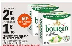 format gourmand  b  fir  boursin