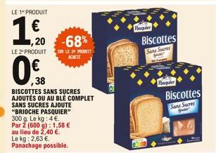 biscottes Pasquier