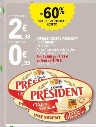 fondant Président