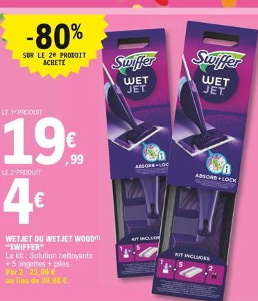 lingettes Swiffer