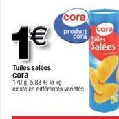 cora produit cora cora tuiles Salées