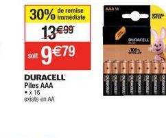 AAA M  DURACELL  100%  SPECIAL n