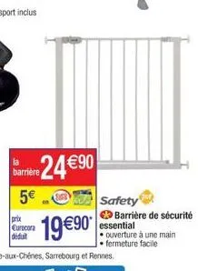 barrière de sécurité safety
