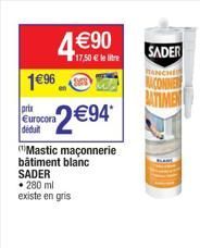 490  prix  SADER  BATIMEN