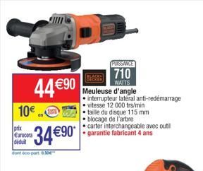 44 90  3490*  10  prix Eurocora |deduit  dont eco-part 0,50